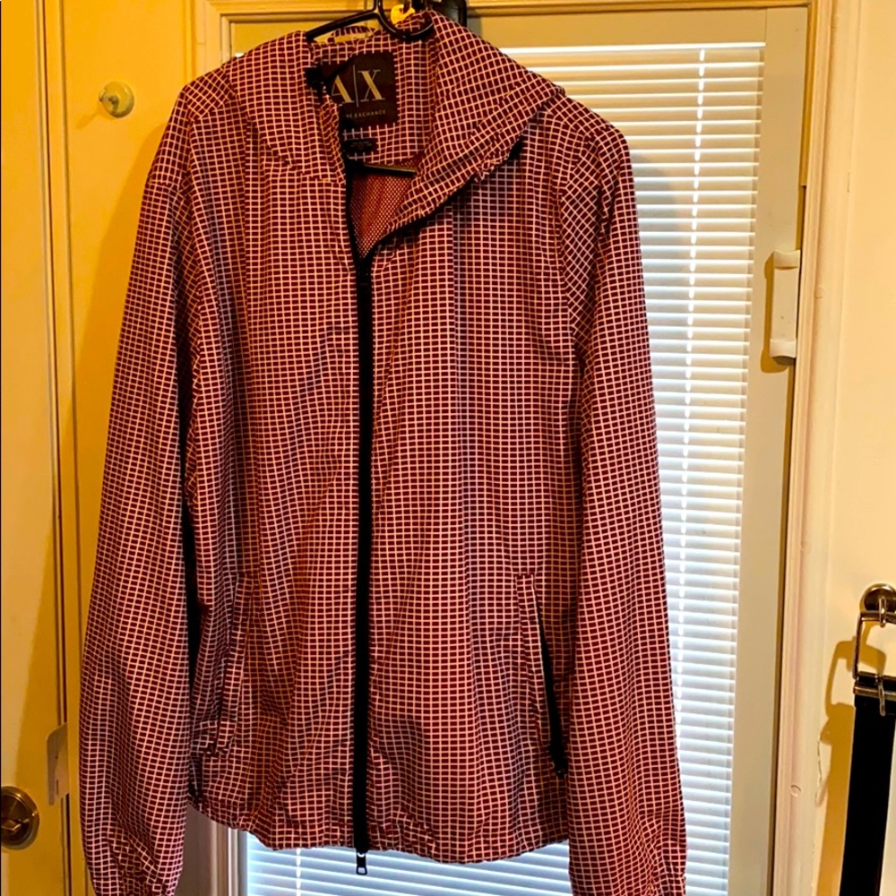 Armani Exchange wind breaker.
